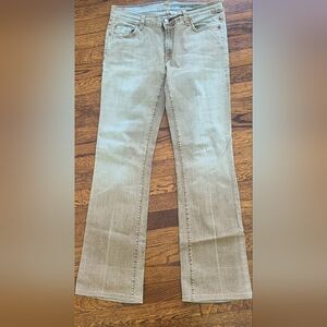 7 for All Mankind Women's Tan Jeans